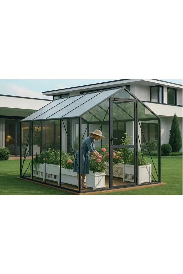 GARDEN GREENHOUSE, KIŞ BAHÇESİ, BAHÇE SERASI ( 228X307X230)